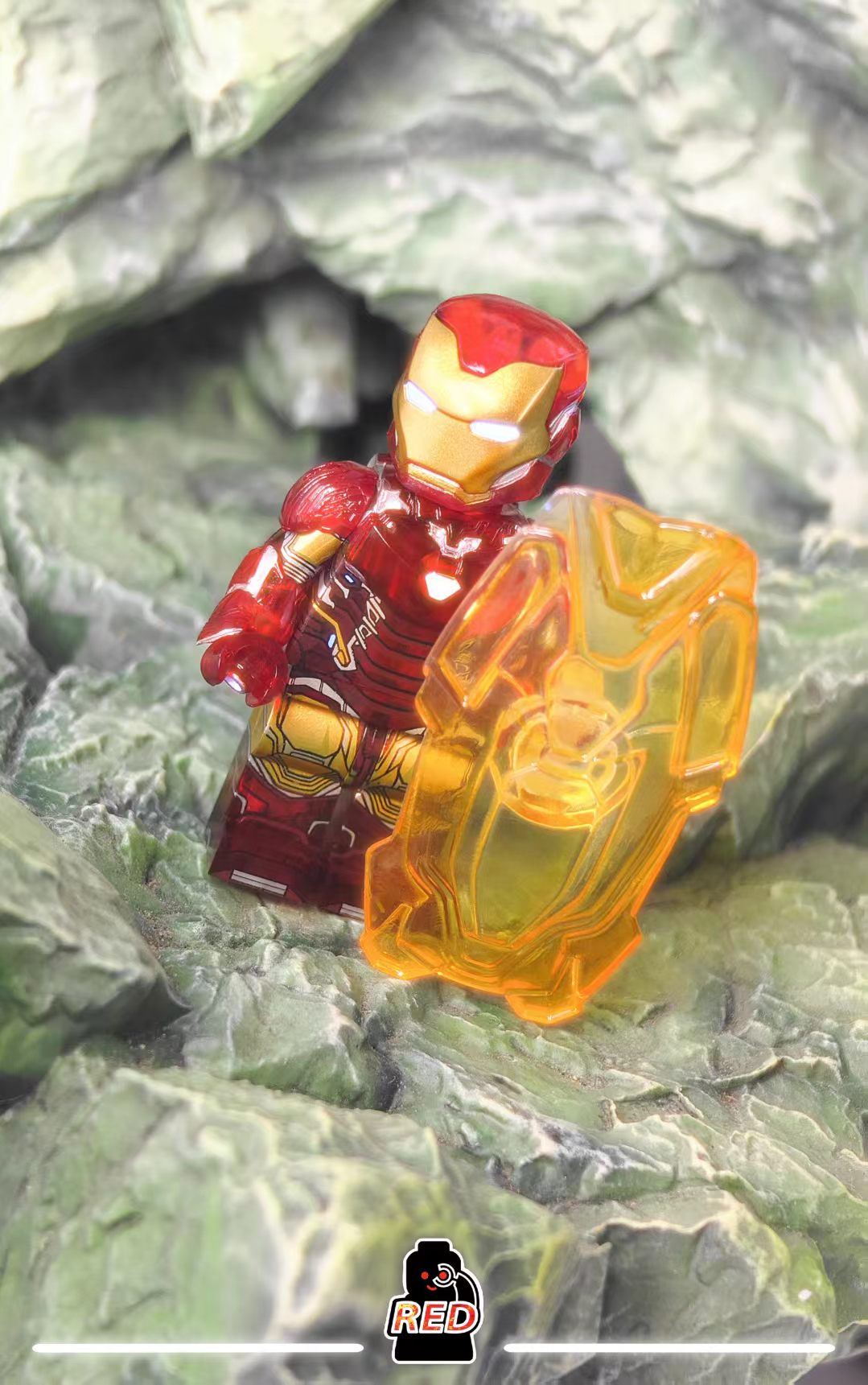 【Red】Iron Man [MK50] (Main Body)  鋼鐵人 아이언맨【Custom Minifigures】