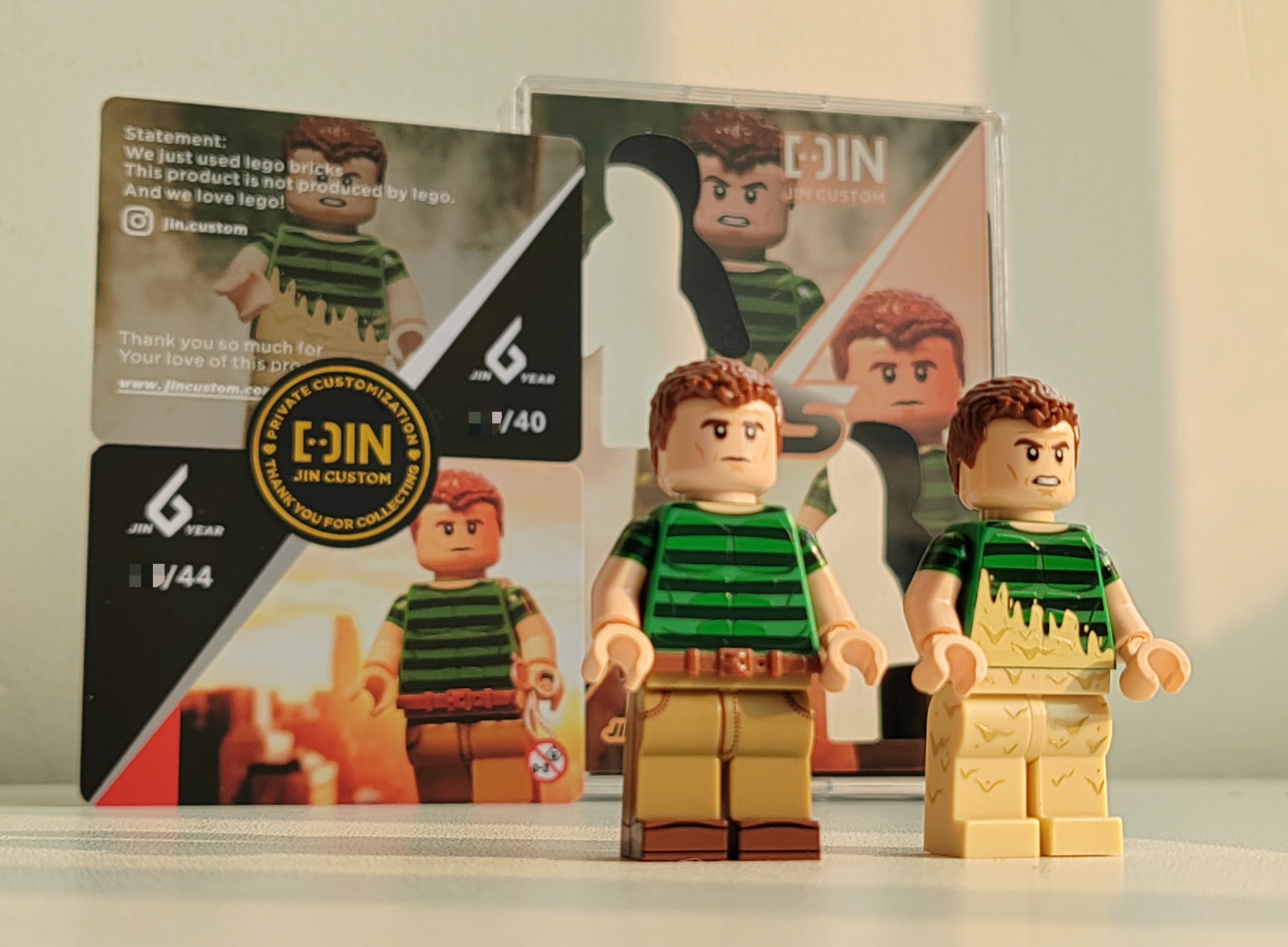 【JIN】JIN 6th Anniversary Special Edition (Ultra‑Limited) Sandman・Spider‑Man 2 (Two Minifigures) 沙人・蜘蛛人 2（雙人仔） 샌드맨・스파이더맨2 (두 개 미니피규어)【custom minifigures】