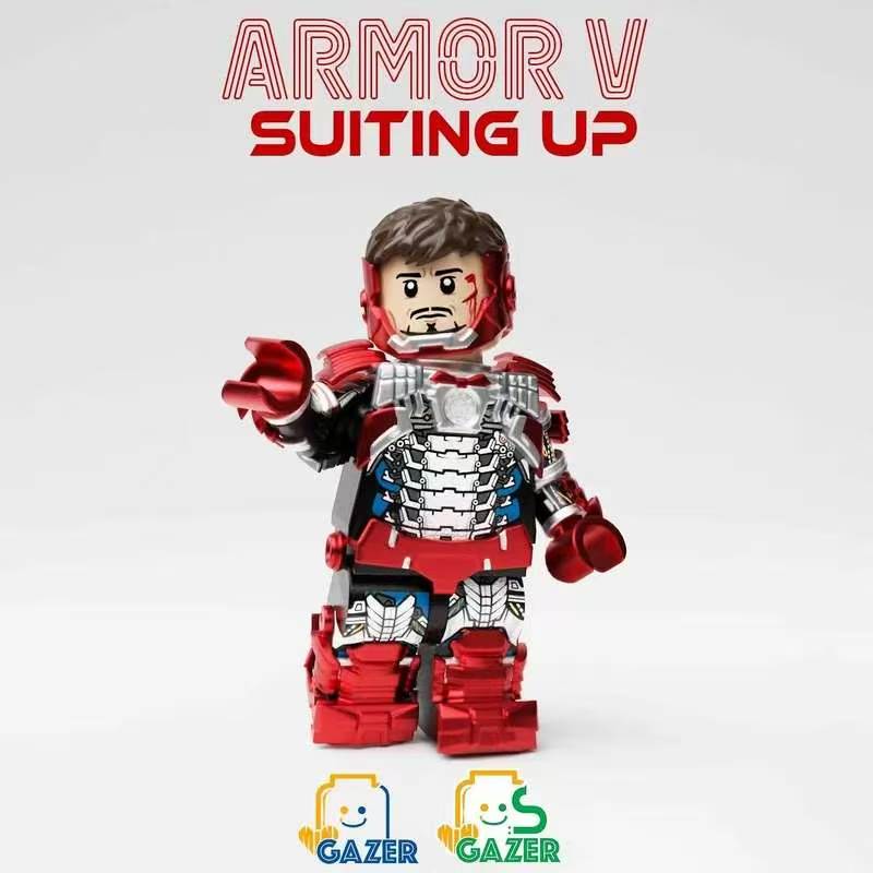 【Minigazar】Iron Man MK5 Suit Up Version 鋼鐵俠 MK5（馬克 5）爆甲版 / 拆甲版 아이언맨 MK5 (마크5) 폭갑판 / 분해갑판