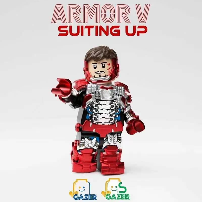 【Minigazar】Iron Man MK5 Suit Up Version 鋼鐵俠 MK5（馬克 5）爆甲版 / 拆甲版 아이언맨 MK5 (마크5) 폭갑판 / 분해갑판