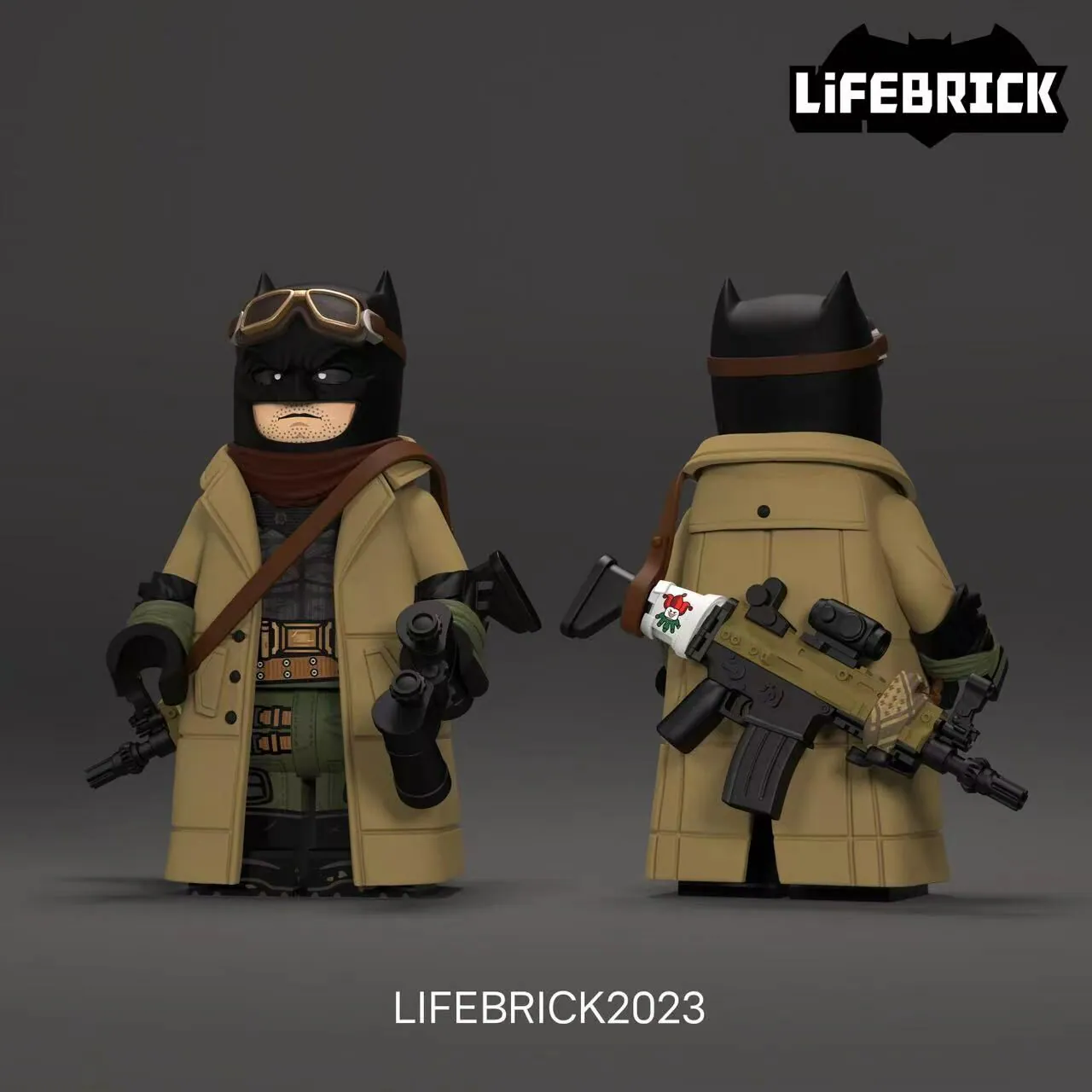 【Life Brick】Nightmare Batman 夢魘蝙蝠俠 악몽 배트맨 【DC custom minifigures】