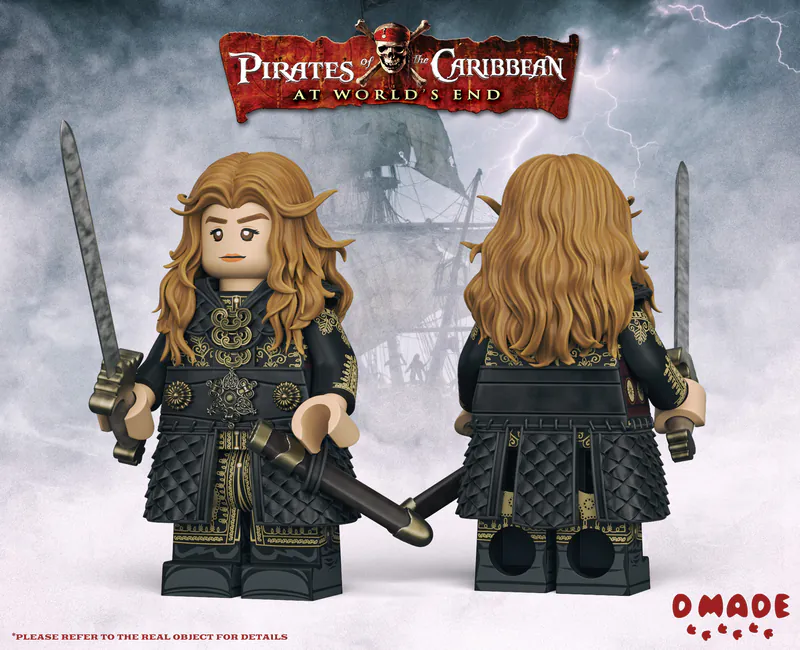 【D Made】Elizabeth 伊麗莎白 엘리자베스 【Game of Thrones custom minifigures】