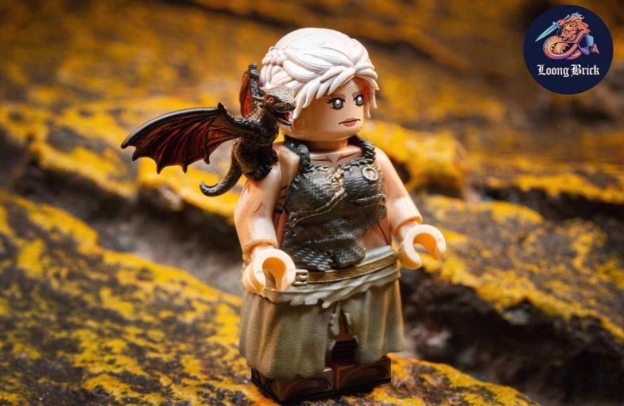 【LoongBrick】Daenerys 2.0 Baby Dragon Version 龍媽 幼龍版 대너리스 아기 드래곤 버전【custom minifigures】