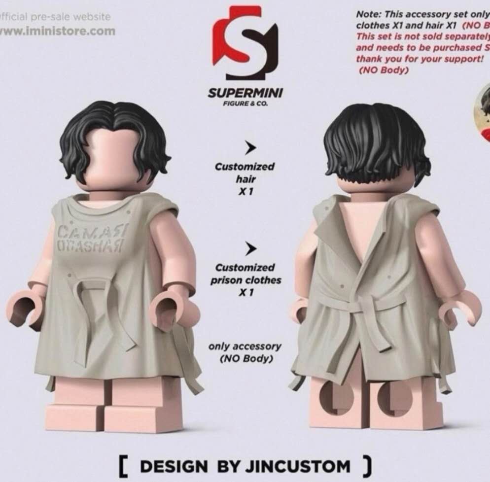 【JIN】Supergirl (The Flash) 超少女（閃電俠劇版） 슈퍼걸 (더 플래시) 【DC custom minifigures】