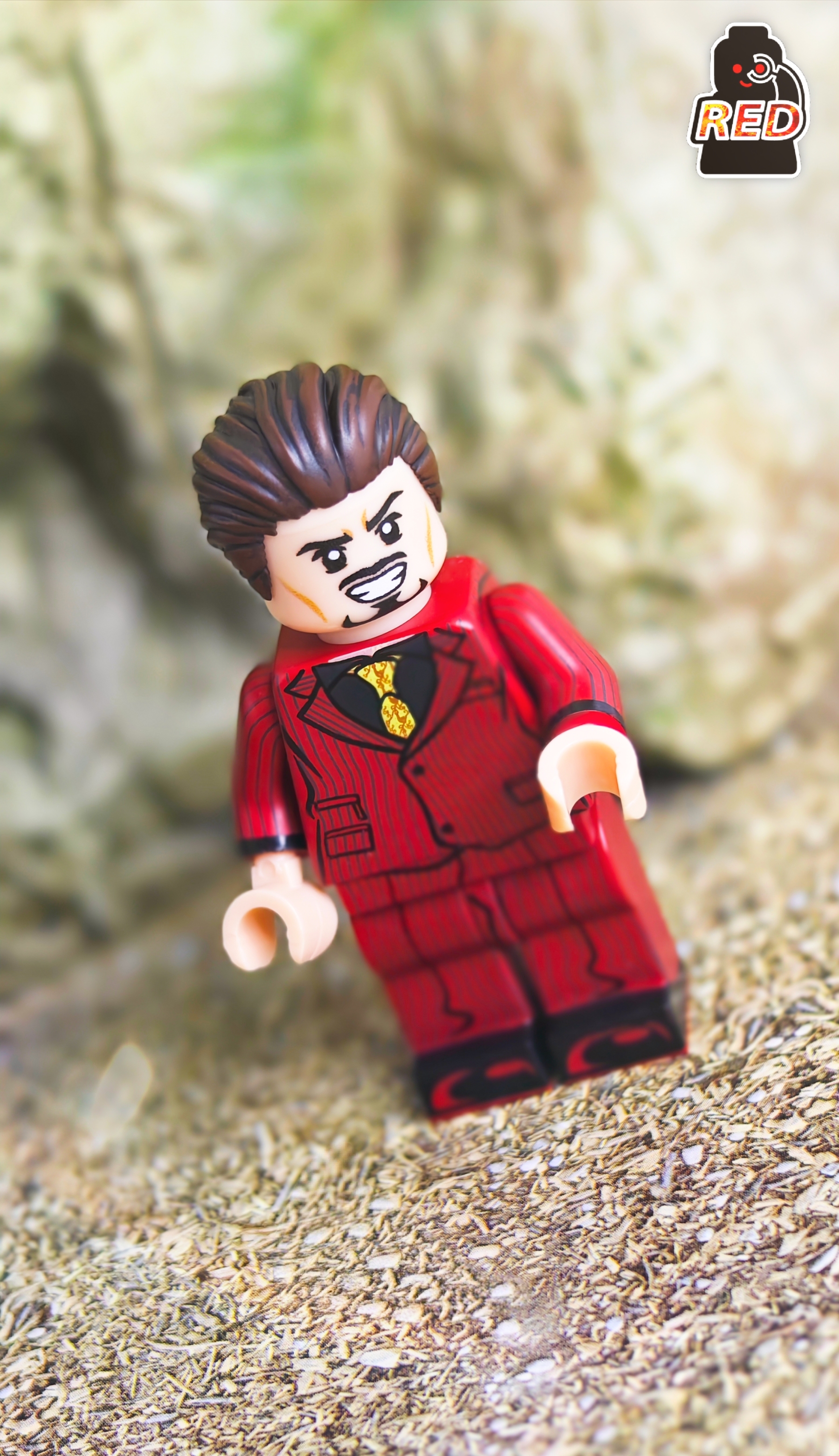 【Preorder】【Red】Iron Man - Tony Stark（Red Suit） 鋼鐵人 - 托尼・斯塔克（紅西裝） 아이언맨 - 토니 스타크（레드 수트）【Custom Marvel Minifigures】