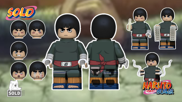【Preorder】【Sold】Young Rock Lee X Young Sakura 小櫻 洛克李 사쿠라 락 리【custom naruto minifigures】-Tom_minifigs