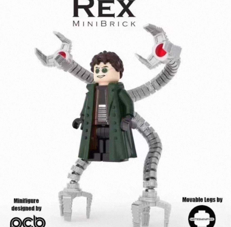 【Phoenix】Doctor Octopus (Spider‑Man 2, Tobey) 章魚博士（蜘蛛人 2，托比） 닥터 옥토퍼스 (스파이더맨 2, 토비) 【Marvel custom minifigures】