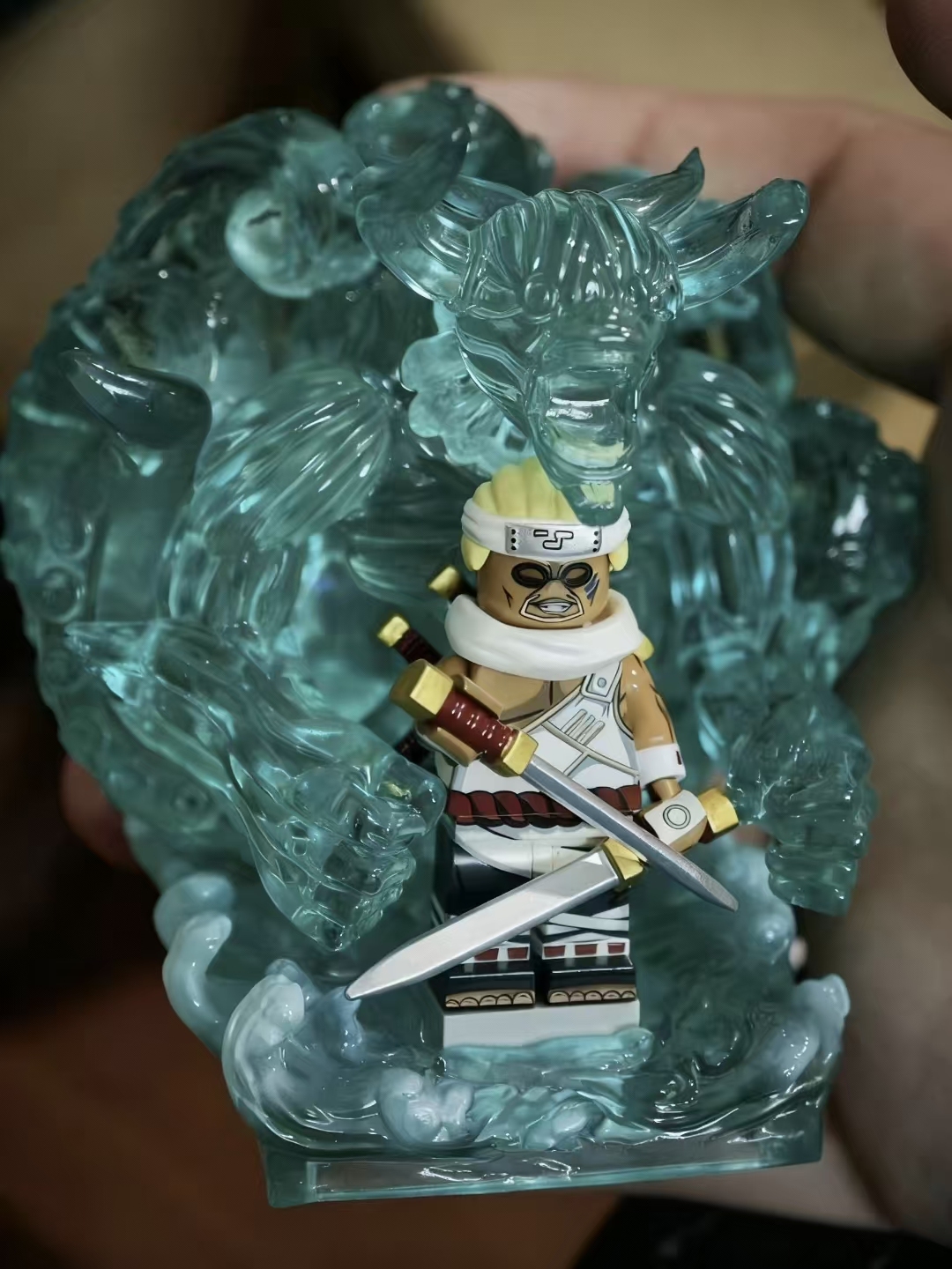 【Minifigs. Factory】Transparent Eight-Tails Base