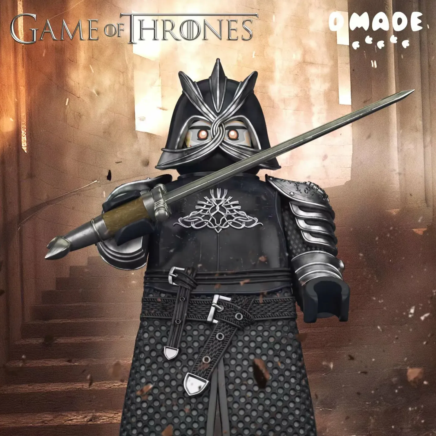 【D Made】The Mountain 2.0 Final Battle 魔山 2.0 最終決戰 더 마운틴 2.0 최종 결전 【Game of Thrones custom minifigures】