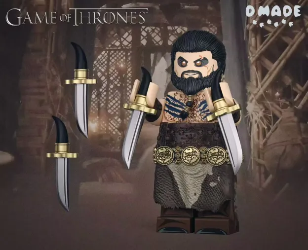 【D Made】Horse King 馬王 칼 드로고 【Game of Thrones custom minifigures】