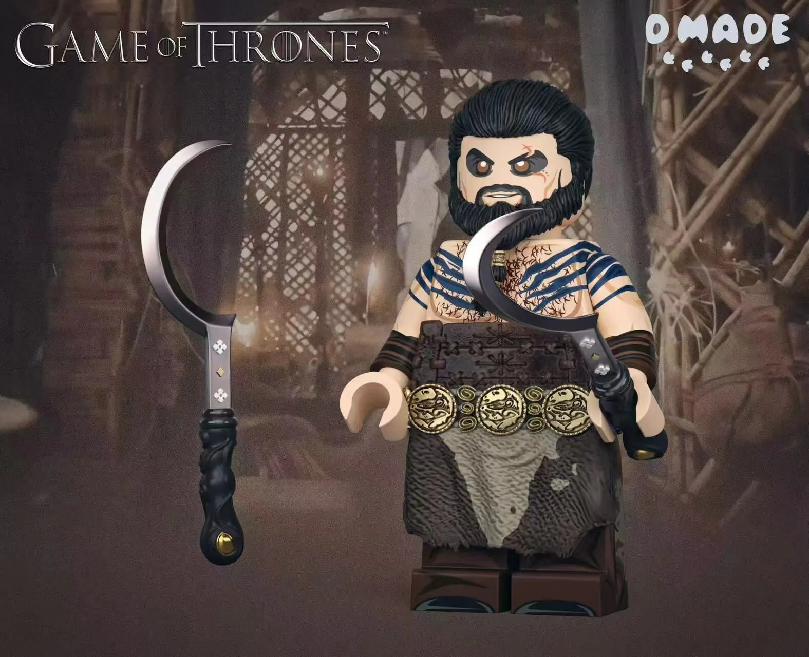 【D Made】Horse King 馬王 칼 드로고 【Game of Thrones custom minifigures】
