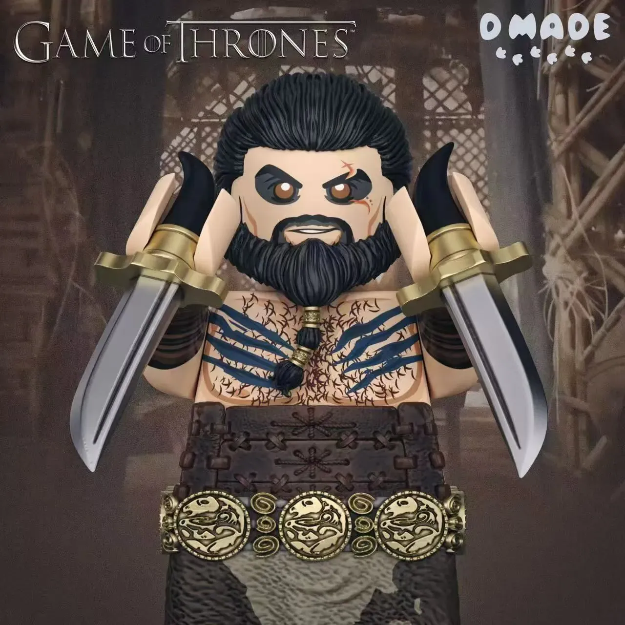 【D Made】Horse King 馬王 칼 드로고 【Game of Thrones custom minifigures】