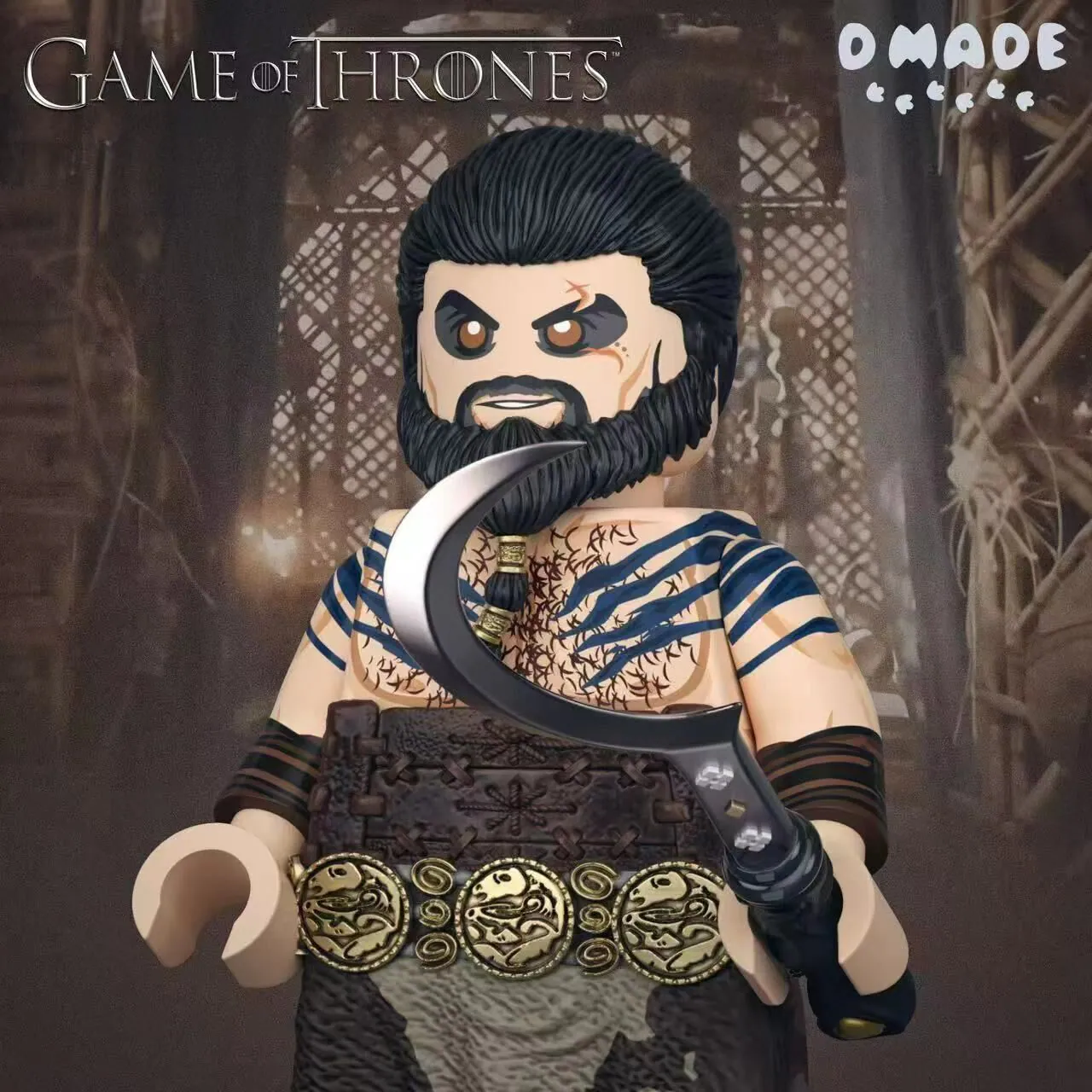 【D Made】Horse King 馬王 칼 드로고 【Game of Thrones custom minifigures】