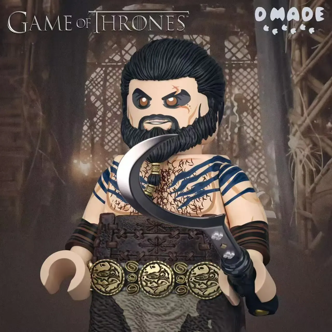 【D Made】Horse King 馬王 칼 드로고 【Game of Thrones custom minifigures】