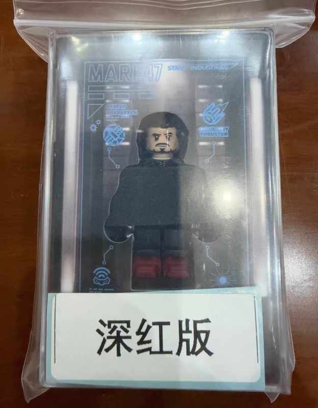 [JIN] JIN Iron Man MK47 Open Armor Deep Red Version JIN 鋼鐵俠 開甲 MK47 深紅版 JIN 아이언맨 MK47 오픈 아머 딥 레드 버전【custom minifigures】