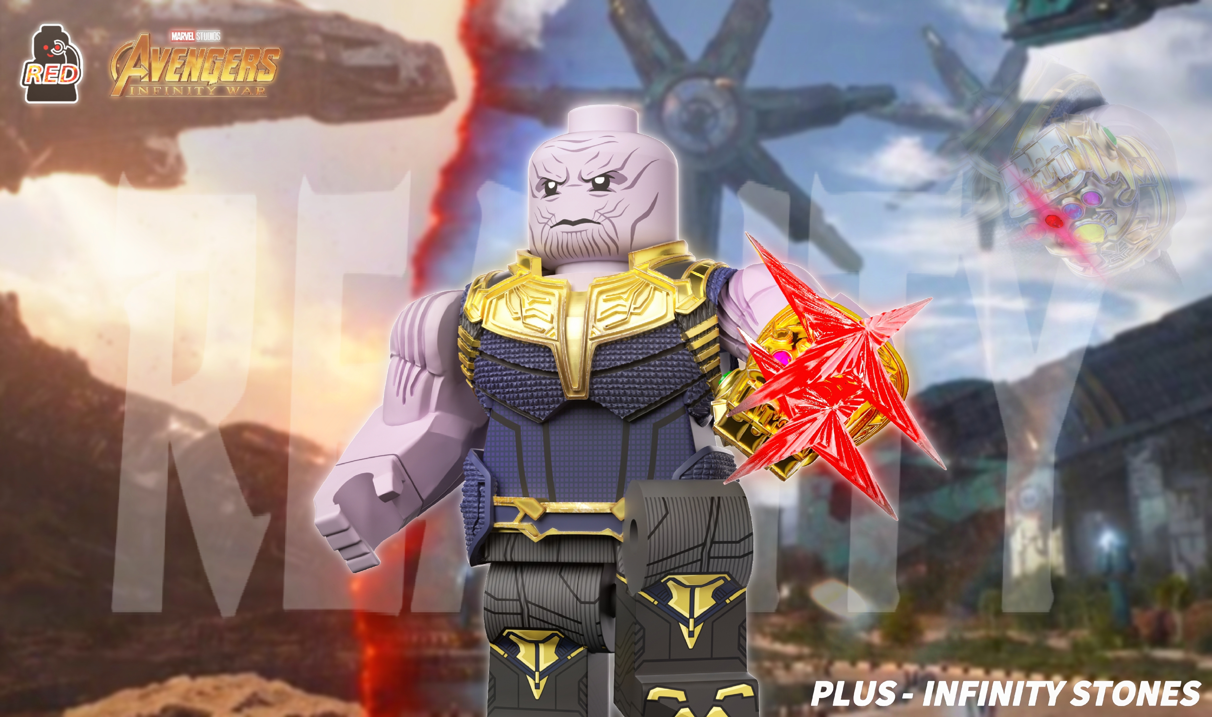 【Preorder】【Red】Thanos (Avengers: Infinity War) 滅霸 타노스
