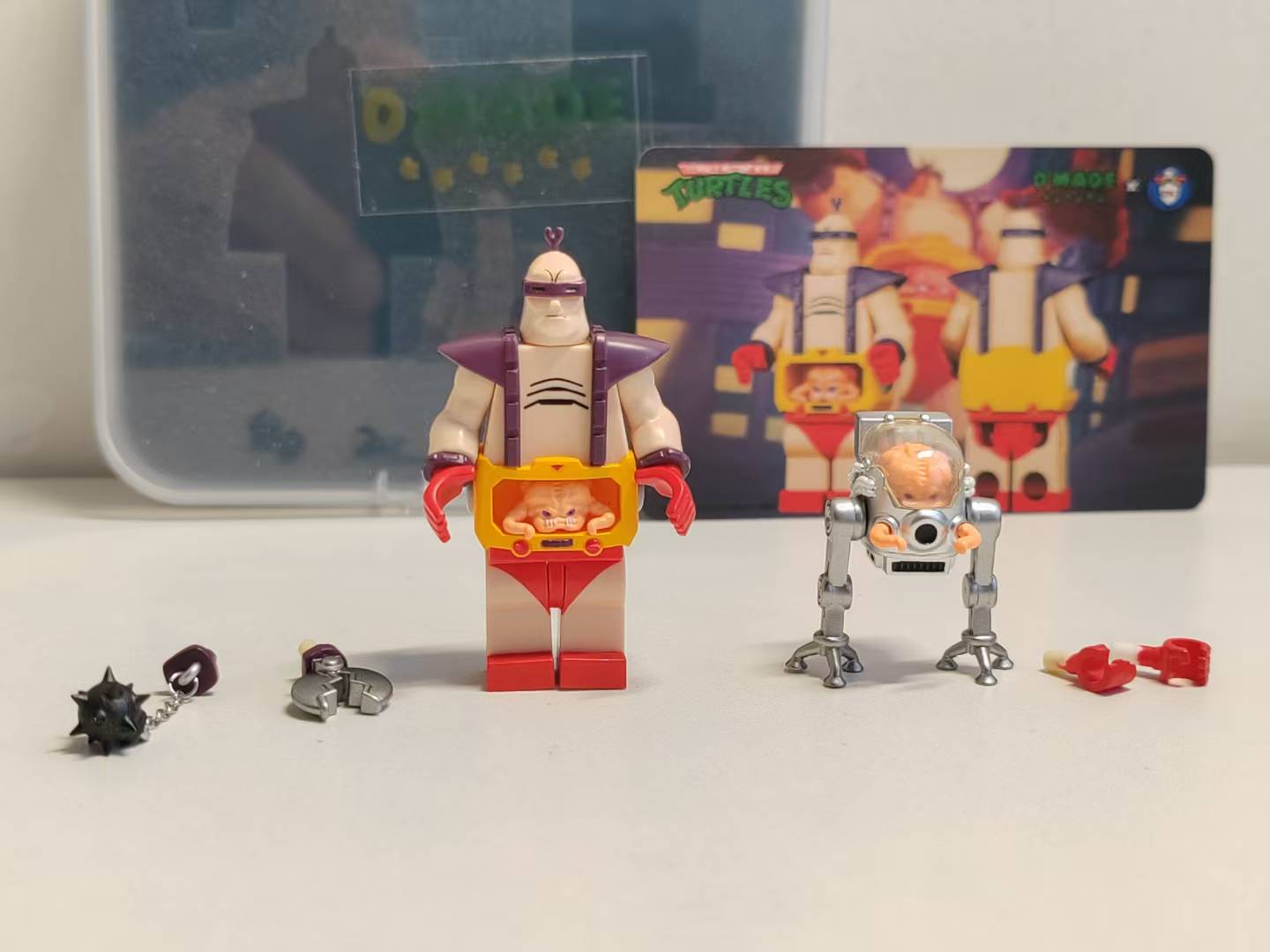 【D Made】Krang Complete Set 朗格【全套】（忍者神龜） 크랭 완전 세트 【Teenage Mutant Ninja Turtles custom minifigures】