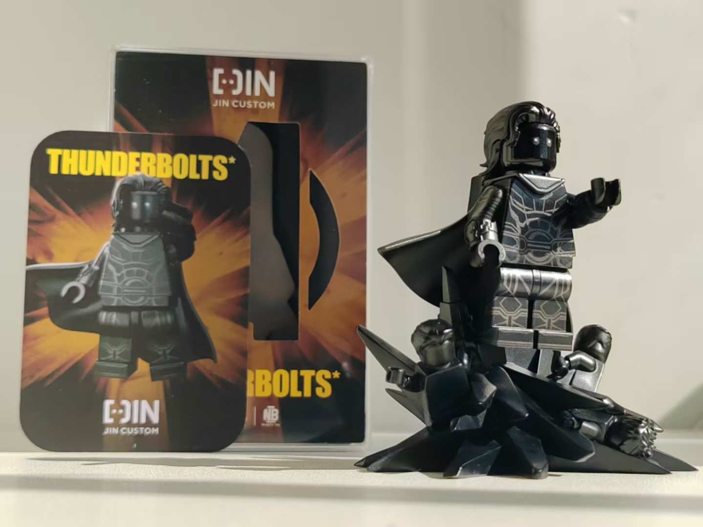 【JIN】Sentry (Thunderbolts) + Base 哨兵（雷霆特攻隊）+ 底座 센트리 (썬더볼츠) + 베이스【Custom Marvel Minifigures】