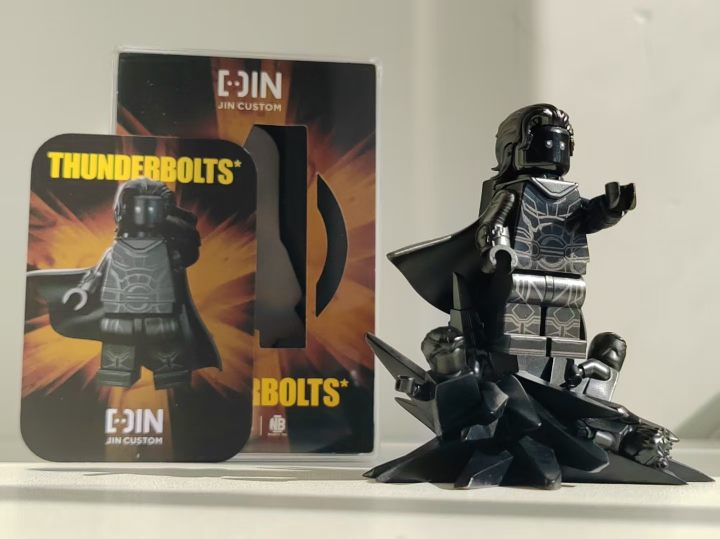 【JIN】Sentry (Thunderbolts) + Base 哨兵（雷霆特攻隊）+ 底座 센트리 (썬더볼츠) + 베이스【Custom Marvel Minifigures】