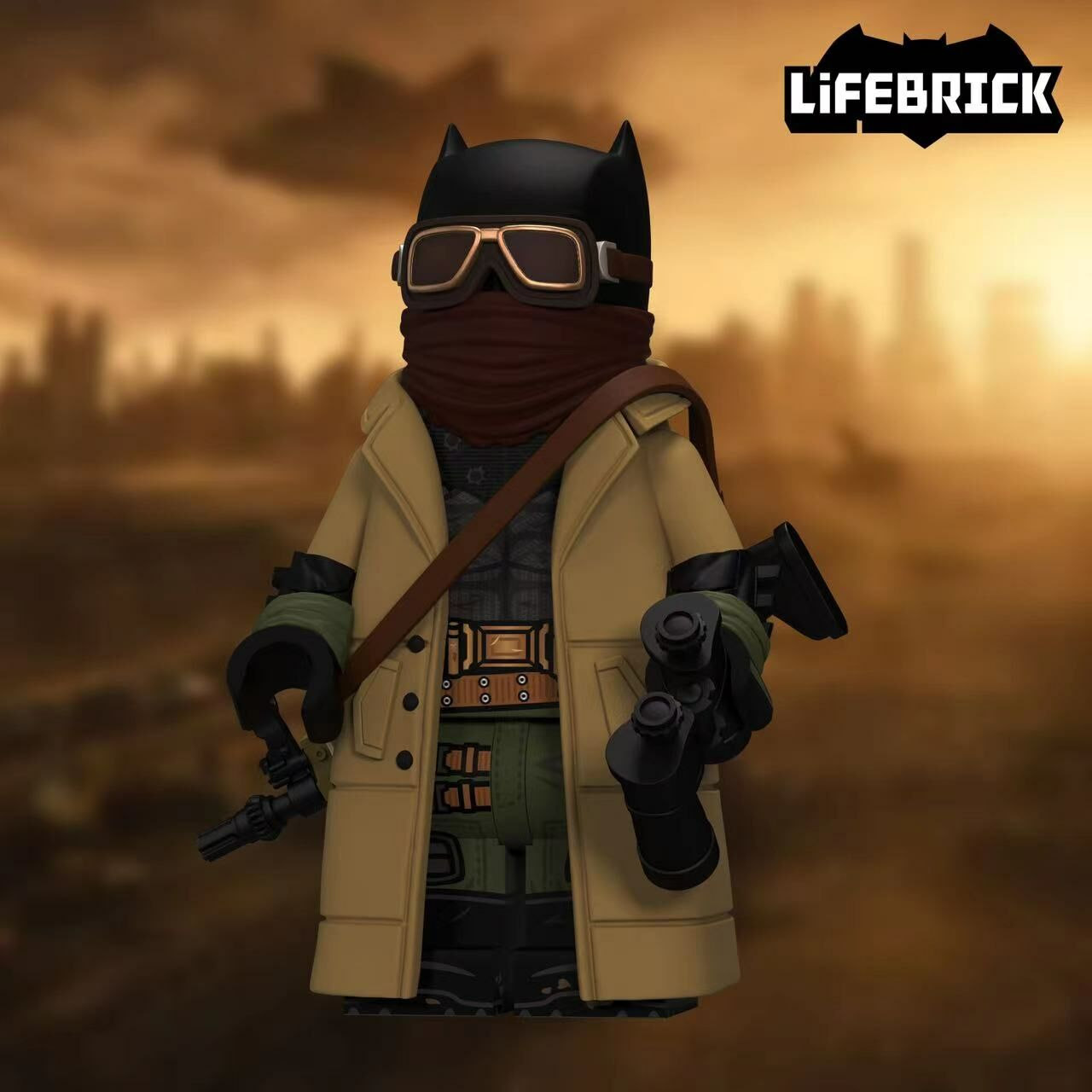 【Life Brick】Nightmare Batman 夢魘蝙蝠俠 악몽 배트맨 【DC custom minifigures】