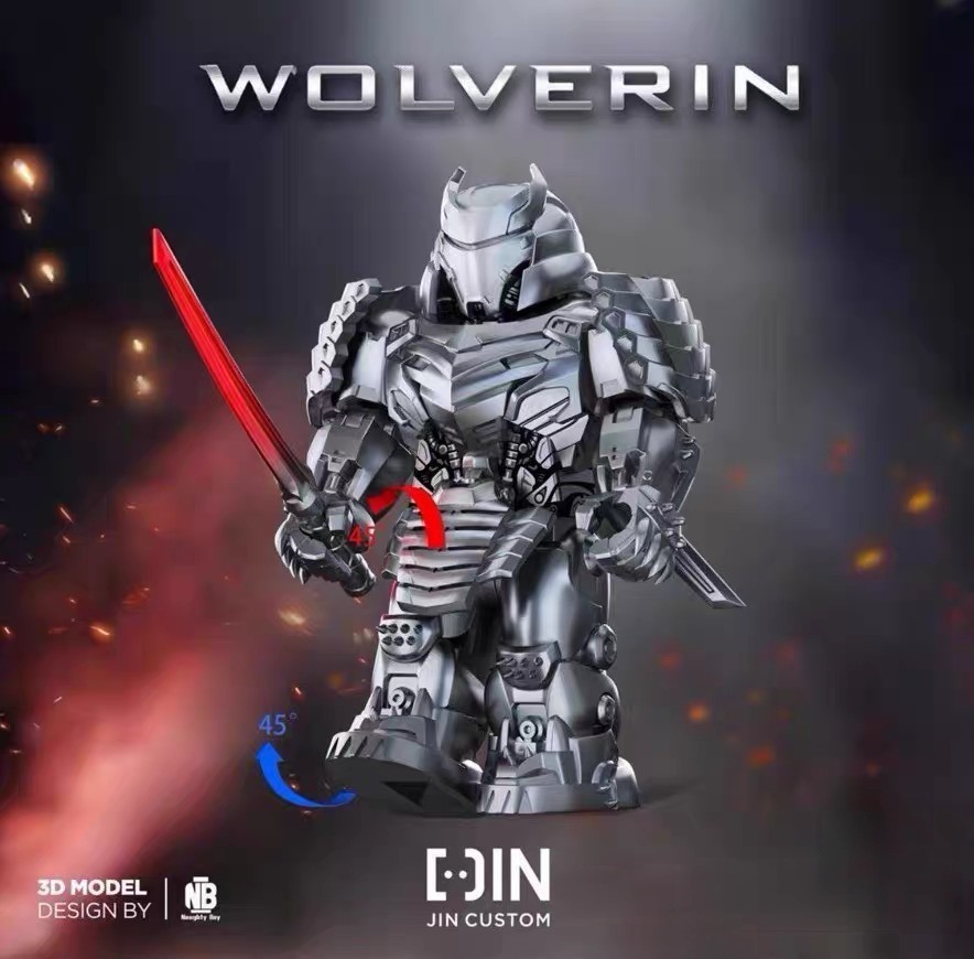 【JIN】Silver Samurai 銀武士 실버 사무라이【Custom Marvel Minifigures】