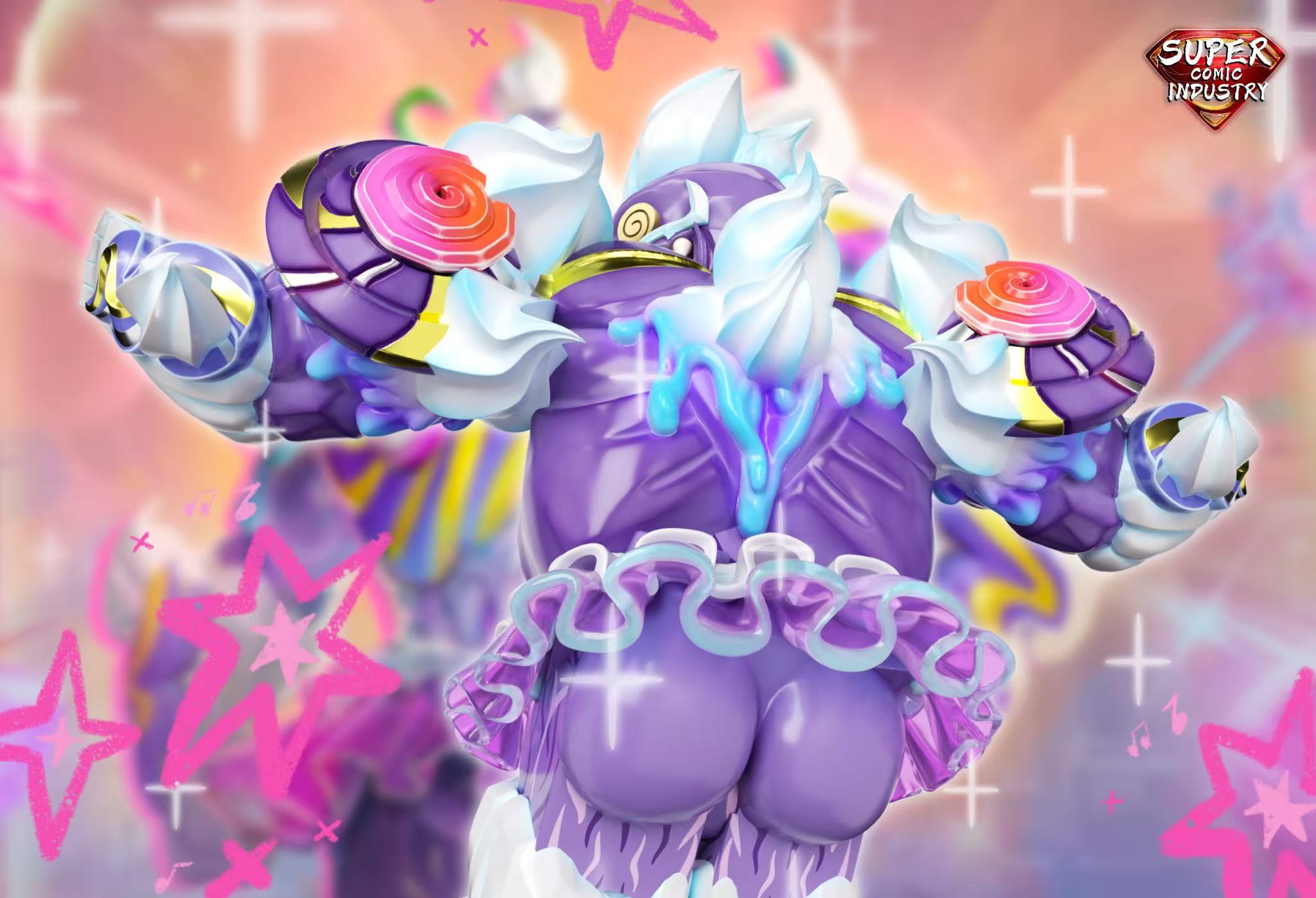 【Preorder】【Super comic fam】Creamy Venom 奶油毒液 크림 베놈【Custom Marvel Minifigures】