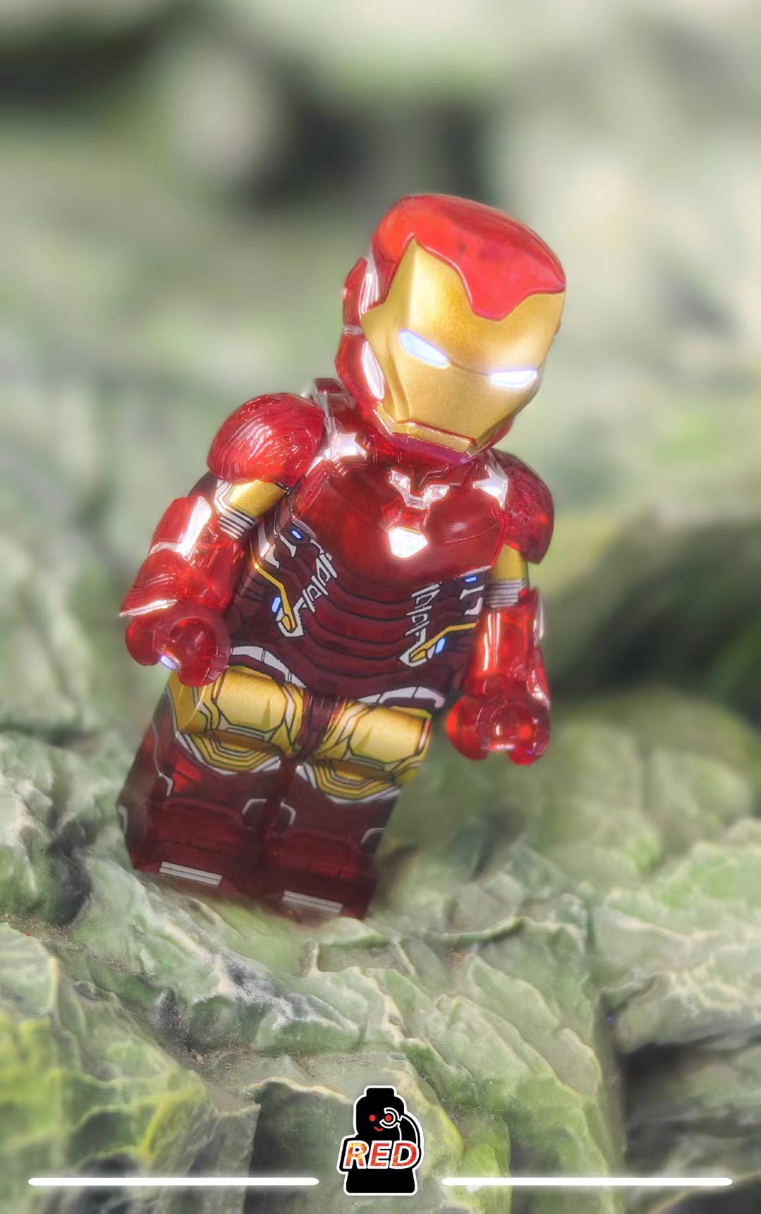 【Red】Iron Man [MK50] (Main Body)  鋼鐵人 아이언맨【Custom Minifigures】