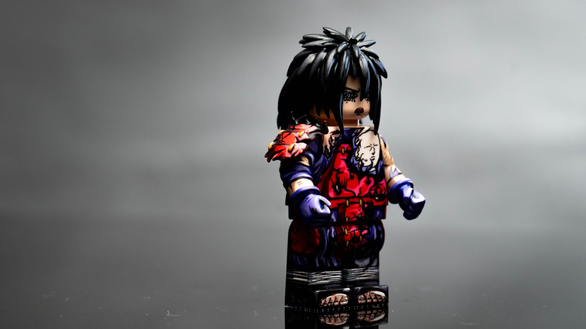 【Preorder】[Love] Uchiha Madara Set 2 (A set of 3 minifigs) [ACGN], 宇智波斑 우치하 마다라【naruto custom minifigures】