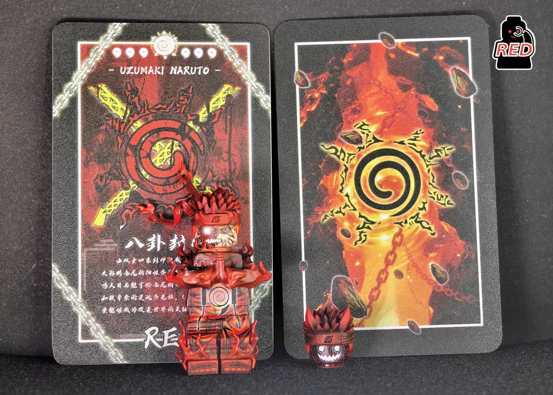 【Red】Alternate Color Rampage Naruto 異色暴走鳴人 이색 폭주 나루토【naruto custom minifigures】