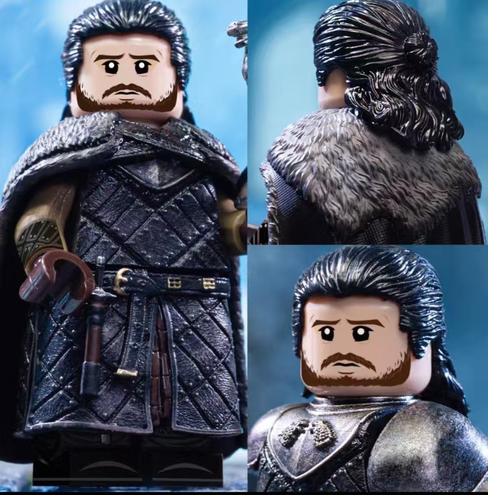 【Loong brick】Jon Snow 雪諾 존 스노우【Game of Thrones custom minifigures】