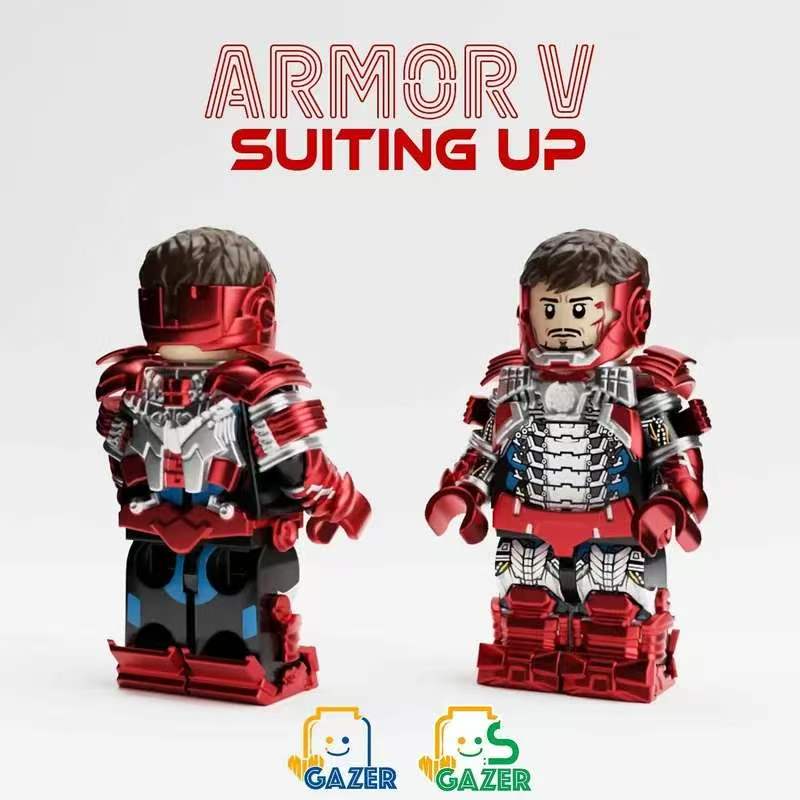 【Minigazar】Iron Man MK5 Suit Up Version 鋼鐵俠 MK5（馬克 5）爆甲版 / 拆甲版 아이언맨 MK5 (마크5) 폭갑판 / 분해갑판