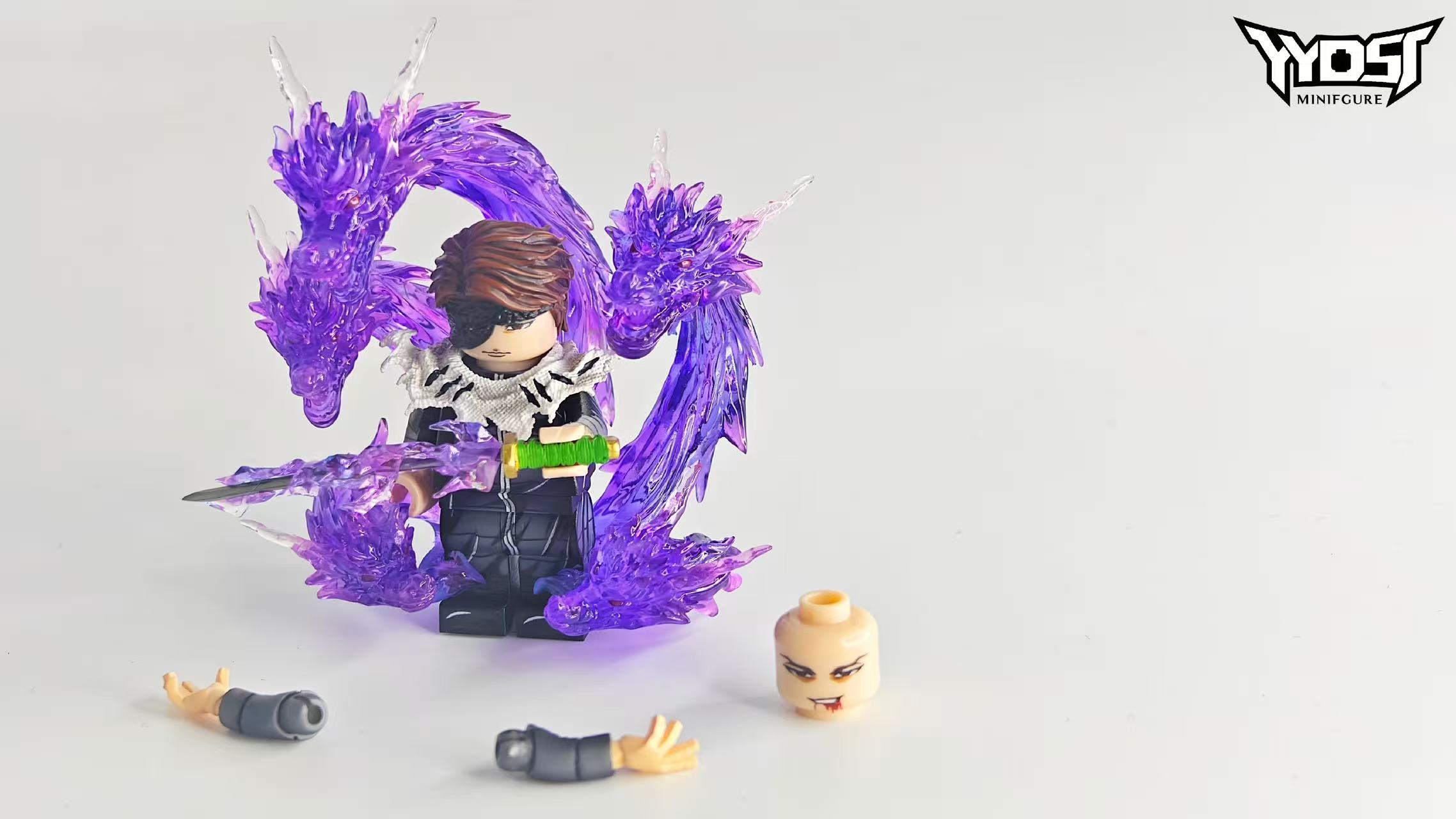 【THB-YYDSJ】Sosuke Aizen 藍染惣右介 소스케 아이젠【BLEACH custom minifigures】