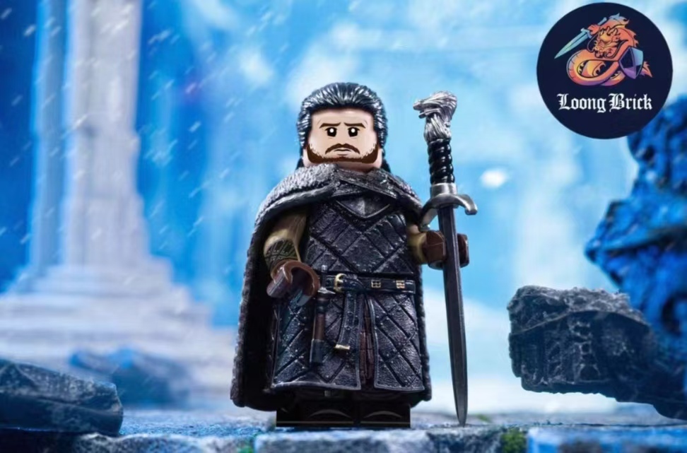 【Loong brick】Jon Snow 雪諾 존 스노우【Game of Thrones custom minifigures】