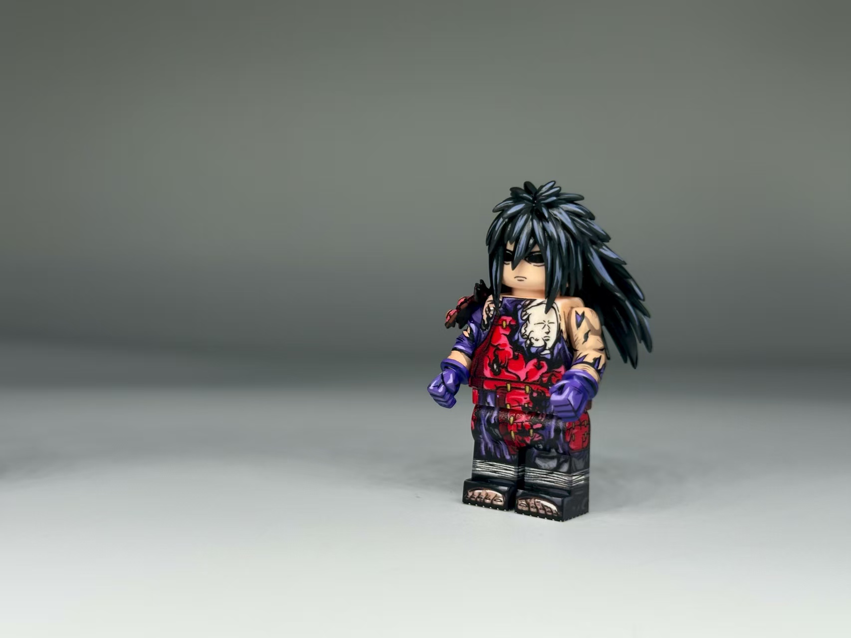 【Preorder】[Love] Uchiha Madara Set 2 (A set of 3 minifigs) [ACGN], 宇智波斑 우치하 마다라【naruto custom minifigures】