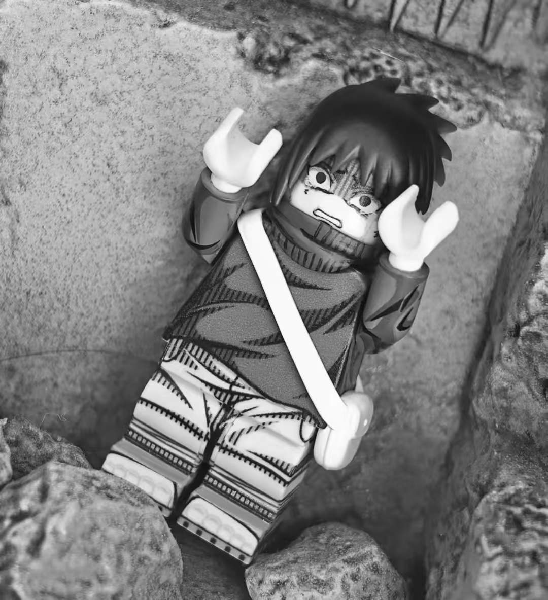 【Red】Young Sasuke [Night of the Uchiha Massacre] 幼崽佐助【滅族之夜】 어린 사스케 [우치하 학살의 밤]【naruto custom minifigures】