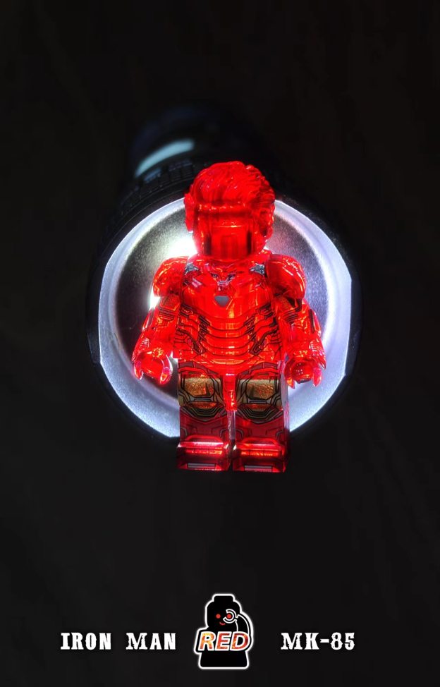 【Preorder】【Red】Tony - MK85 - Holographic Red 托尼 - MK85 - 全息紅 토니-MK85-홀로그래픽 레드【Custom Marvel Minifigures】