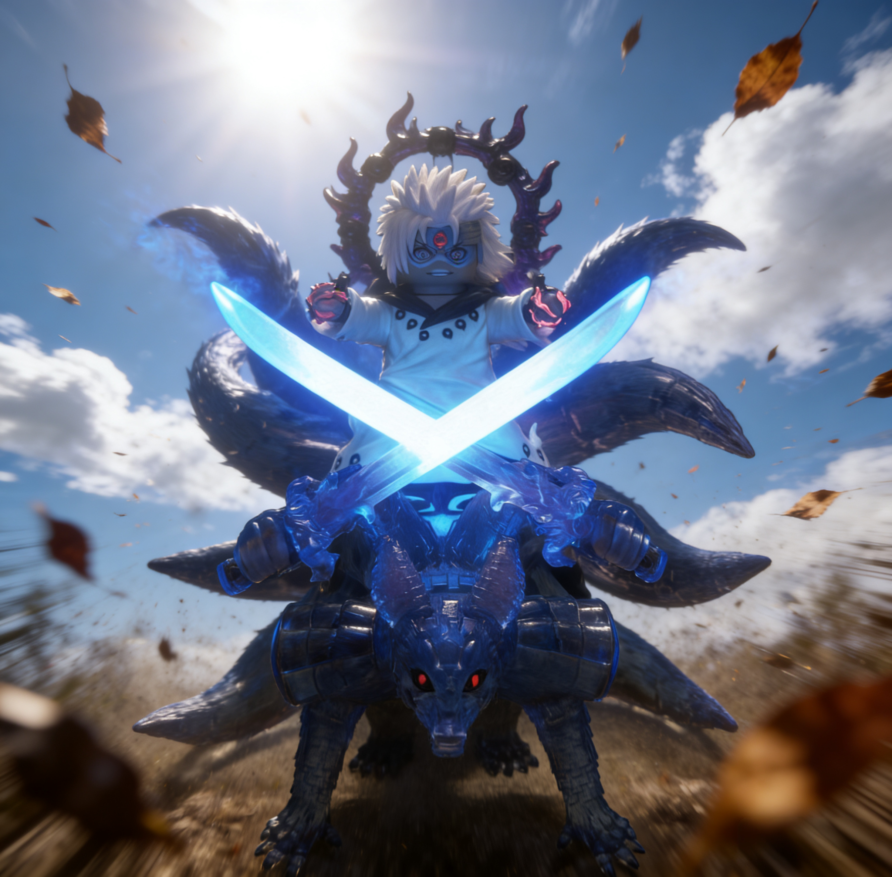 【Minifigs Factory】Kurama armed with Susanoo 【naruto custom minifigures】