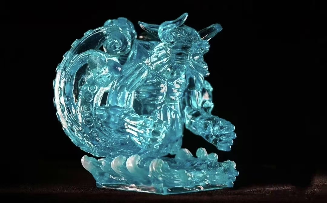 【Minifigs. Factory】Transparent Eight-Tails Base