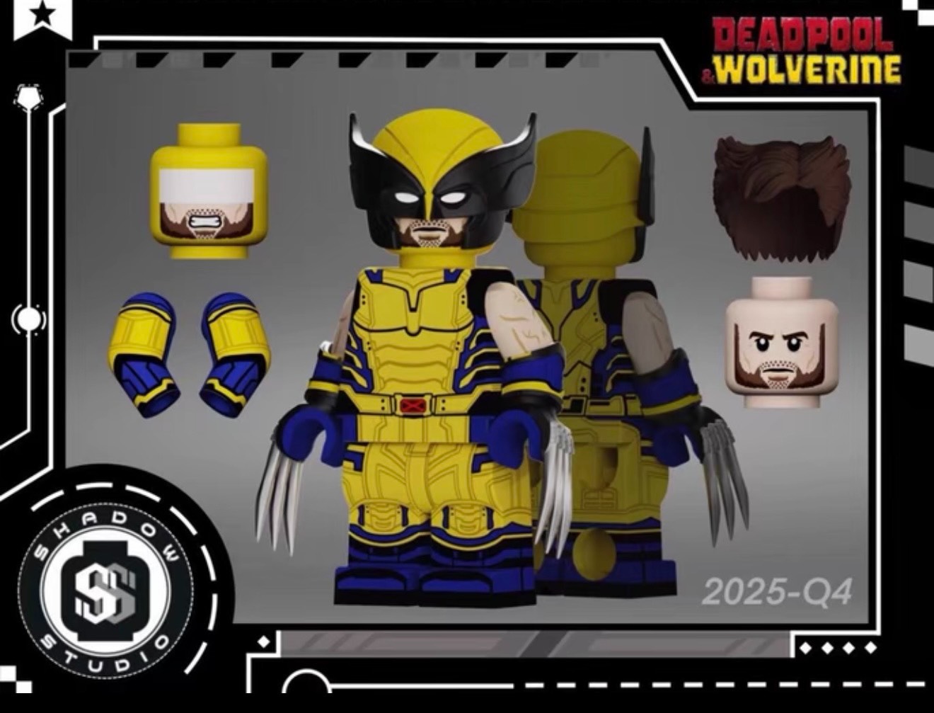 【Shadow】Wolverine 金鋼狼 울버린【Custom Marvel Minifigures】