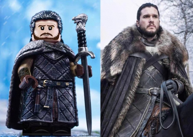 【Loong brick】Jon Snow 雪諾 존 스노우【Game of Thrones custom minifigures】