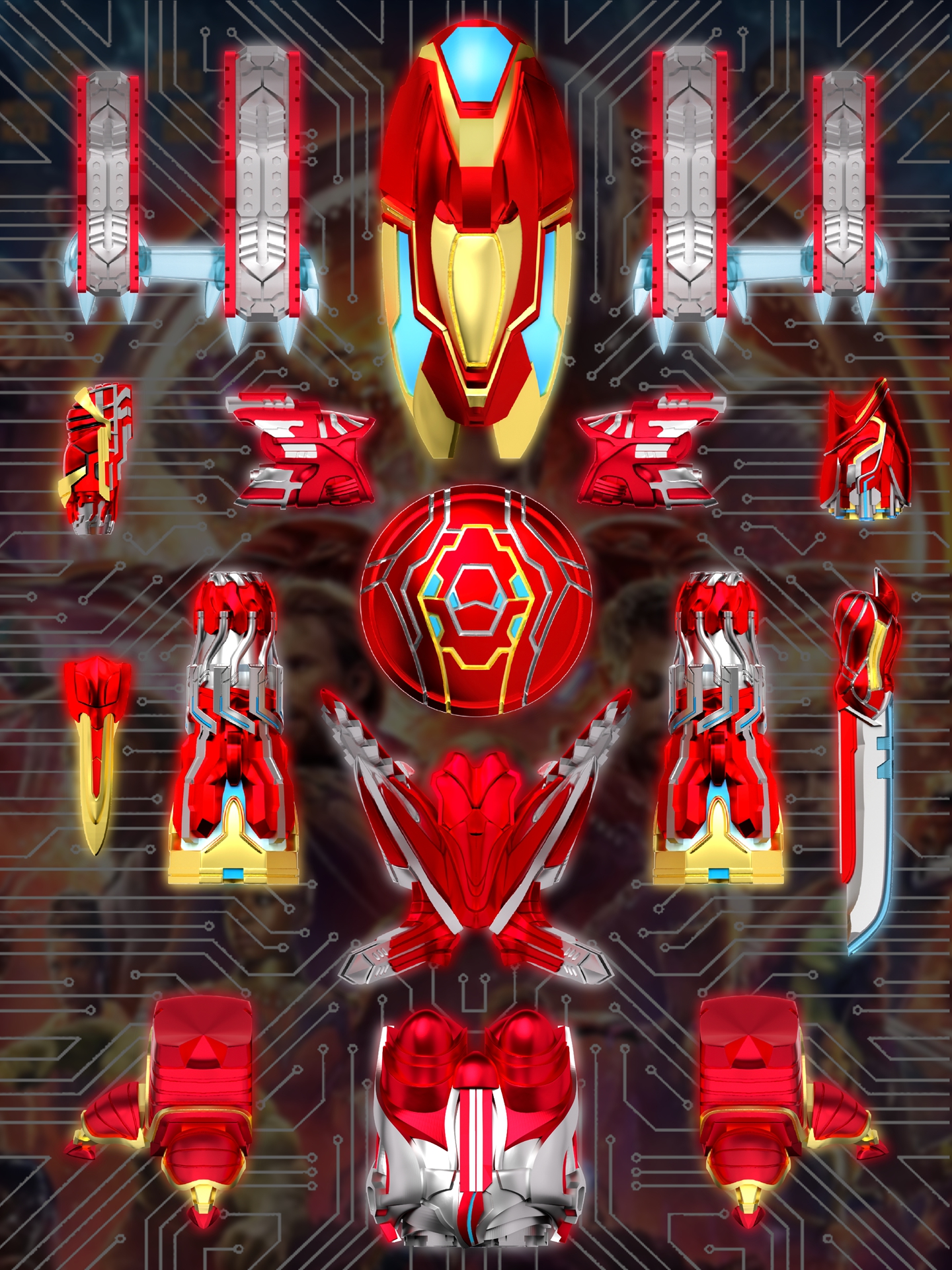 【Preorder】【Red】Iron Man [MK50] (Main Body)  鋼鐵人 아이언맨