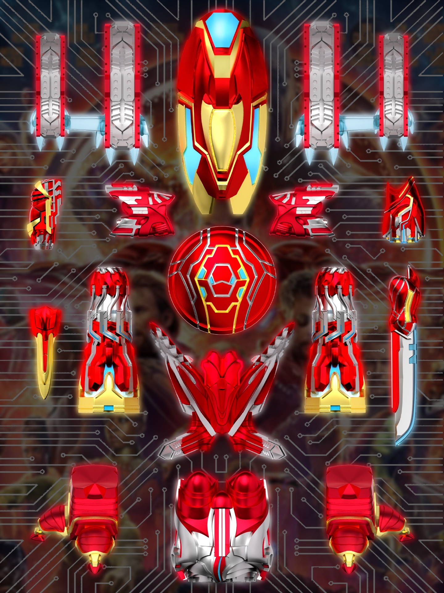 【Preorder】【Red】Iron Man [MK50] (Main Body)  鋼鐵人 아이언맨