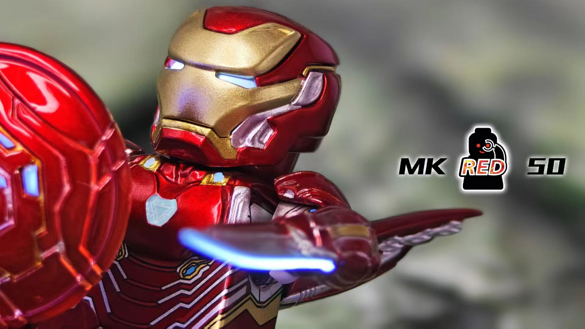 【Red】Iron Man [MK50] (Main Body)  鋼鐵人 아이언맨【Custom Minifigures】