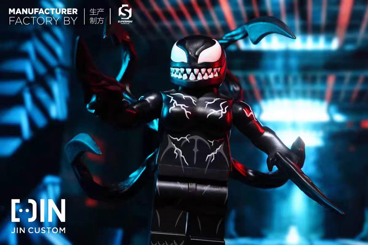 【JIN】Full sets (3 Female Venoms) 全套（3 款女毒液） 풀세트(여성 베놈 3종)【custom minifigures】