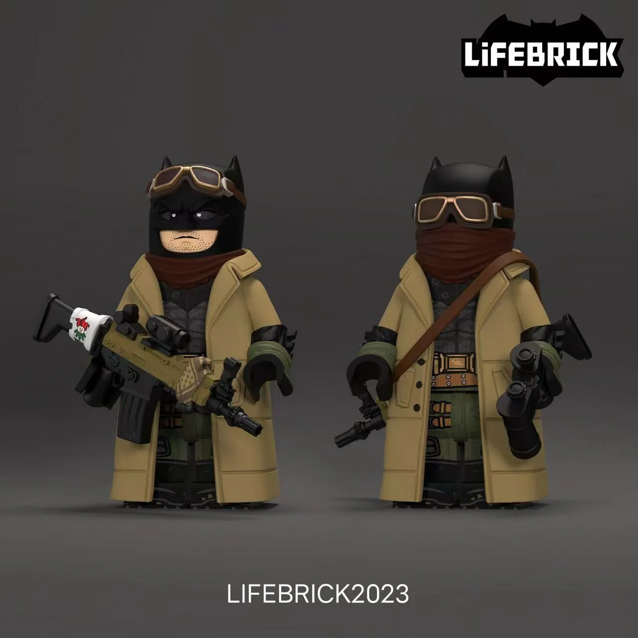 【Life Brick】Nightmare Batman 夢魘蝙蝠俠 악몽 배트맨 【DC custom minifigures】