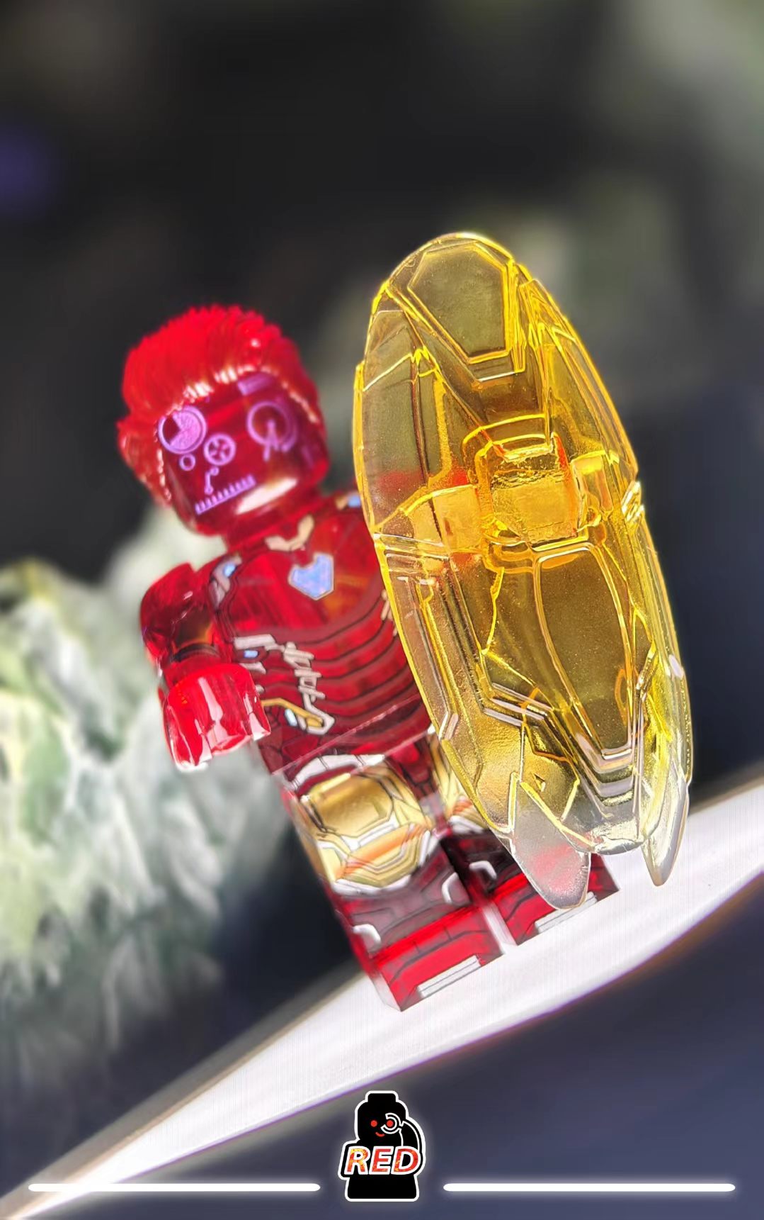 【Red】Iron Man [MK50] (Main Body)  鋼鐵人 아이언맨【Custom Minifigures】