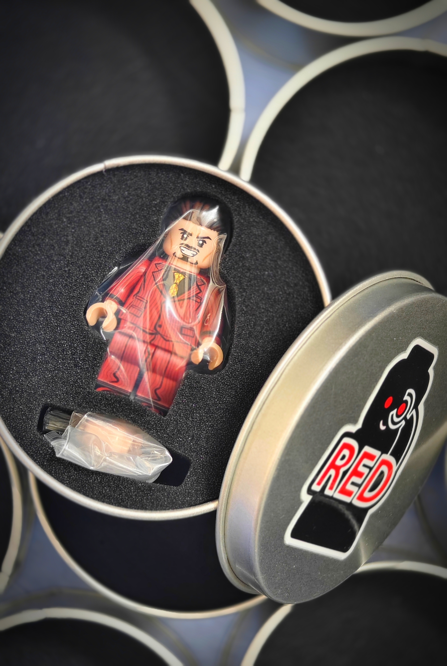 【Preorder】【Red】Iron Man - Tony Stark（Red Suit） 鋼鐵人 - 托尼・斯塔克（紅西裝） 아이언맨 - 토니 스타크（레드 수트）【Custom Marvel Minifigures】