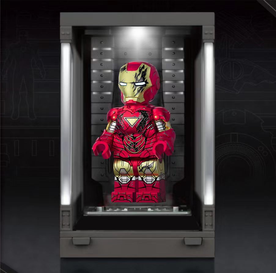 【JIN】Iron Man Mk6・Battle‑Damaged・Ultra Limited 鋼鐵俠 Mk6・戰損版・超限量 아이언맨 Mk6・배틀데미지・울트라 리미티드【custom minifigures】