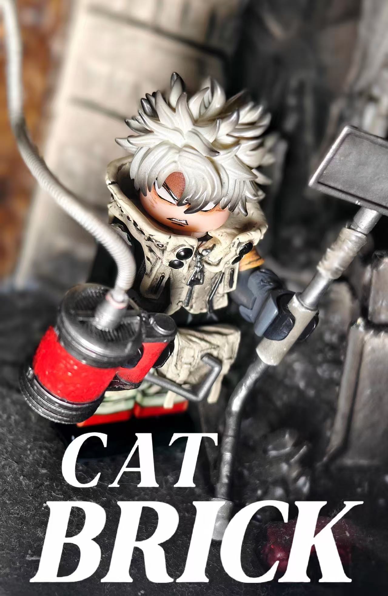 【Cat Brick】Gachiakuta: Rudo v2 廢淵戰鬼 路德 v2 가치아쿠타 루도 v2 【GACHIAKUTA custom minifigures】