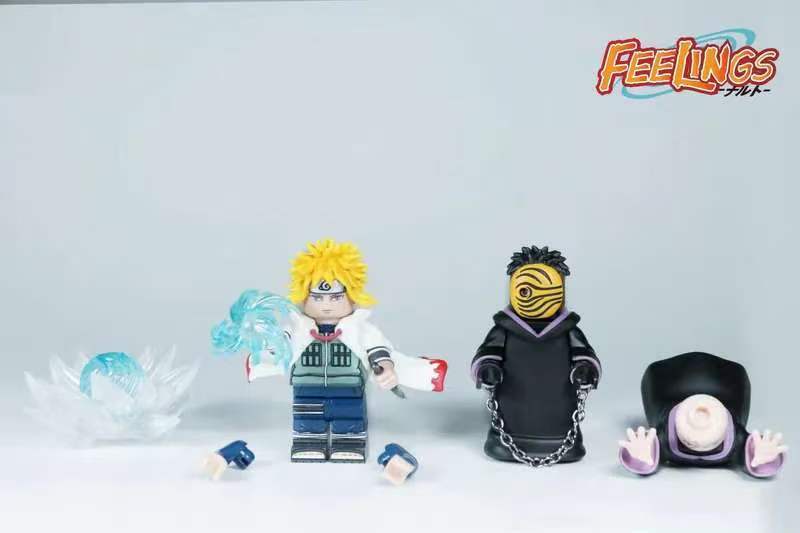 【FEELINGS】Minato Namikaze (Fourth Hokage) vs Obito 四代火影水門 vs 帶土 4대 화영 미나토 vs 오비토【Naruto Custom Minifigures】